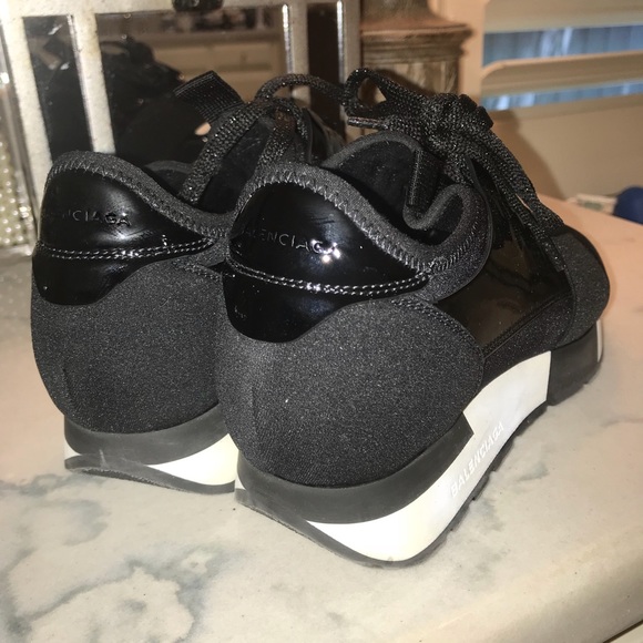 balenciaga triple s black 45